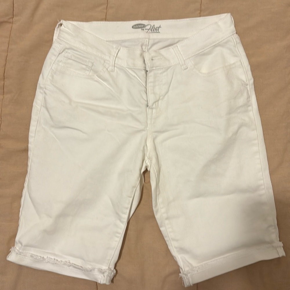 Old Navy White Demin Shorts